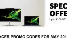 Acer Promo Codes for May 2019