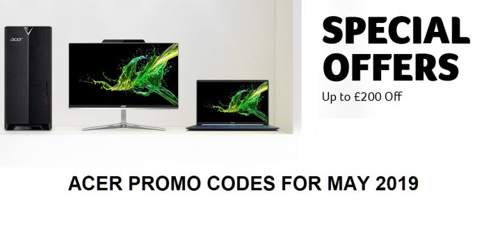 Acer Promo Codes for May 2019