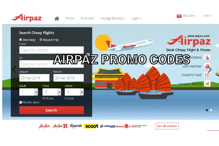 Airpaz NEWEST Promo Codes & Offers for UK 2024