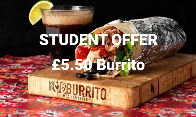 Barburrito: Student Offer – only £5.50 burrito