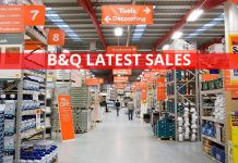 B&Q Latest Sales for 2019