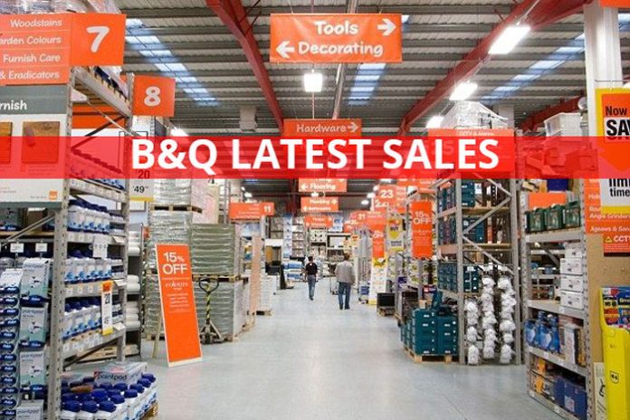 B&Q Latest Sales for 2019