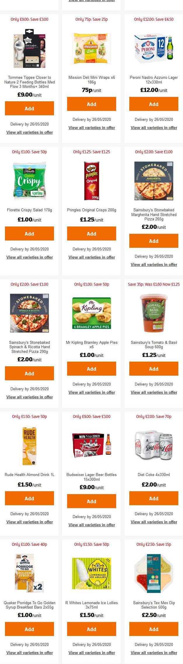 sainsburys new customer discount code