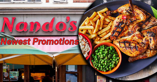 Nandos Promo Codes And Offers: 50% OFF, £10 OFF, And More | May 2024