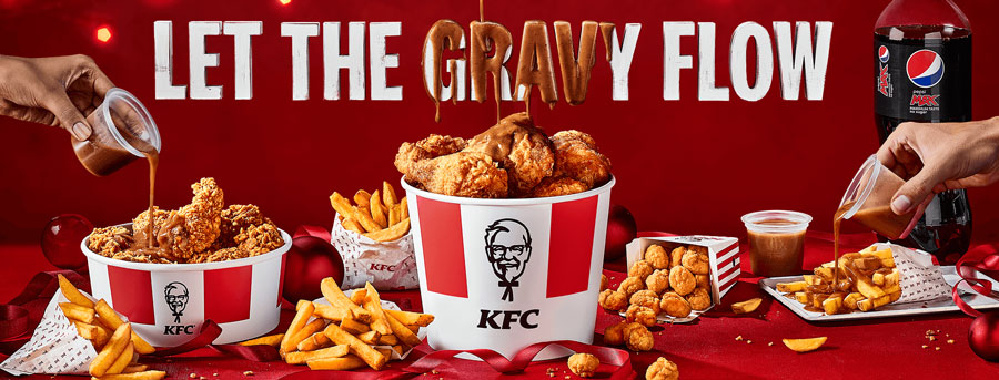 KFC Delivery Deals - Gravy Chicken Bucket